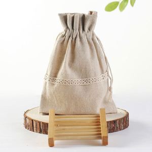 Customize Logo Organic Cotton Jewellery <b>Bag</b> Fashion <b>Cheap</b> Organic Cotton Drawstring <b>Bag</b> - Product Image 4