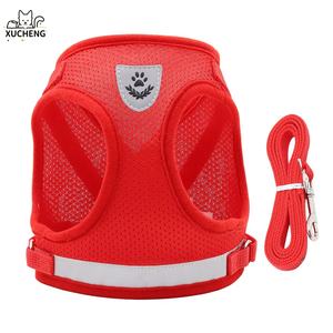 Ajustável Puppy Dog Vest Collar Luzes Reflexivas XS-XL Cat Kitten <span class=keywords><strong>Harness</strong></span> Pet Outdoor Walking Leash <span class=keywords><strong>Rabbit</strong></span> Collar Rope - Product Image 1