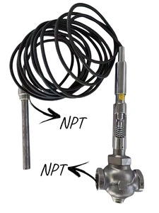 हाइड्रोलिक 50 मिमी dn50 नियंत्रण राड पानी आनुपातिक वाल्व थर्मोस्टेट रेडिएटर कारतूस के लिए उच्च तापमान ओएम समर्थन के साथ - Product Image 1