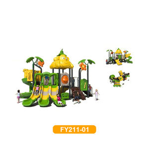สนามเด็กเล่นกลางแจ้งผลิตภัณฑ์สไลด์ขนาดใหญ่ป่าผจญภัยชุดเด็กสนุกสารประกอบชุดอุปกรณ์ - Product Image 2