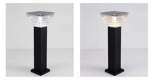 SENZHAO ไฟสนามหญ้า LED 5W โคมแก้วสีขาวนวล โคมไฟสนามอลูมิเนียมทรงเสา ทนน้ำ IP65 - Product Image 3