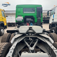Truk Traktor JSZG Bekas HOWO 371HP 6x4 Euro 2 Diesel Transmisi Manual 10 Roda untuk Transportasi Logistik