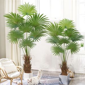 Palmera Tropical Artificial Grande en Maceta, Planta Artificial de Interior, Arreglo de Palmera Areca, Árbol Falso, Bonsái Decorativo - Product Image 2