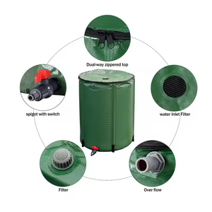 ถังเก็บน้ำ<span class=keywords><strong>ฝน</strong></span>พับได้ TAK TAK-RB-800 650gsm PVC ขนาด 250-500 ลิตร ระบบรวบรวมน้ำสำหรับบ้าน สำหรับรดน้ำสวน - Product Image 4