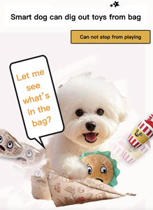 Giocattoli Sonori per Cani, Giochi Interattivi da Inseguire e Masticare, Set di Giocattoli Sonori a Forma di Hamburger - Product Image 2