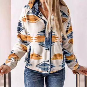 Winter Damen Großhandel Bedruckte Bunte Bluse Neuer Stil Mode - Product Image 4