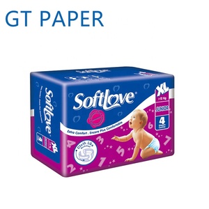Softlove L4 <span class=keywords><strong>pull</strong></span> up wholesale price <span class=keywords><strong>cloth</strong></span> like baby diapers in bale - Product Image 4