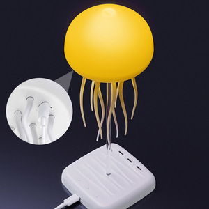 Lámpara Nocturna LED de Medusas con Cambio de Color RGB y Ruido Blanco para Dormir, Iluminación Ambiental - Product Image 4