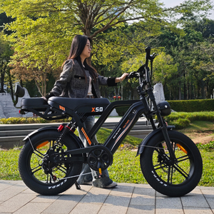 Bicicleta Eléctrica VOMO Fatbike X50 con Alarma, Motor Eléctrico de Alta Potencia, Venta Directa al por Mayor, Luz LED, Batería OEM, Tiempo de Carga - Product Image 2