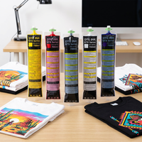 Tinta Cetak DTG 700ml Warna Putih CMYK untuk Tekstil, Cocok untuk Printer DTG Brother GTX-422 GTX-423 GTX-424 Grosir
