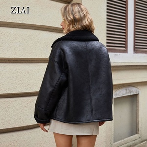 Nuovo Cappotto Giacca da <span class=keywords><strong>Donna</strong></span> all'Ingrosso Corto <span class=keywords><strong>in</strong></span> Ecopelliccia Effetto Teddy <span class=keywords><strong>in</strong></span> <span class=keywords><strong>Pelle</strong></span> Scamosciata Taglie Forti Caldo Invernale - Product Image 3