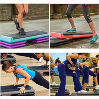 Pédale d'exercice de Fitness, pas aérobique, pas réglable, Yoga, pas aérobique, plate-forme de banc