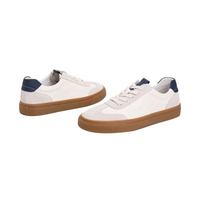 Chaussures décontractées à lacets pour femmes en cuir pleine fleur gris clair, légères et tendance, collection Printemps