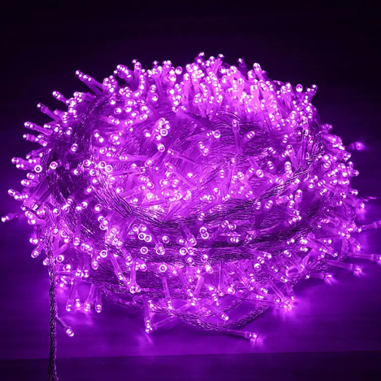 Dekorasi dongeng LED, senar lampu dongeng tahan air luar ruangan 10m-100M