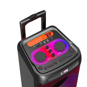 Haut-parleur portable sans fil Bluetooth TWS avec basses extra puissantes, LED RVB, Bluetooth 5.0, enceinte de fête avec chariot, enregistreur USB FM TF - Product Image 5