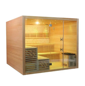 Phòng xông hơi đen hiện đại ngoài trời có thể chứa 2-6 người phòng xông hơi vuông ngoài trời. - Product Image 6