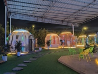 Starshine Factory Diámetro 4,0 M Tienda de burbujas PC transparente Policarbonato Burbuja Igloo Tienda de burbujas al aire libre para eventos y bodas