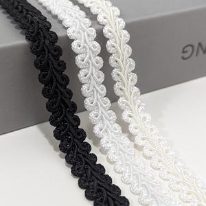 1cm Meridian Webbing Tweed Style Herringbone Shaped Keel Lace Mesh Fabric Vêtements Accessoires Cheveux droits Fabricant Stock - Product Image 1