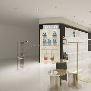 Thời Trang Sang Trọng Tủ Tường Phụ Nữ Túi Xách Hiển Thị Đứng Kiosk Thiết Kế Cho Phụ Nữ Túi Xách Túi Xách Ý Tưởng Kệ Túi Trường Hợp Đồ Nội Thất - Product Image 2