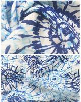 Tissu en viscose rayée imprimé numériquement, doux et respirant avec effet slub pour les hauts et robes féminines, printemps-automne