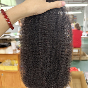 HOHO Dreads High Quality Afro Kinky Bulk Human Hair Natural Black Wholesale Bulk Braiding Hair 30g Hair Extensions - Product Image 3