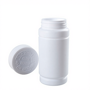 Flacone Capsule Bianco Slub 300cc in PE con Tappo Rotondo per Riempimento di Polveri e Compresse, Uso Agricolo - Product Image 4