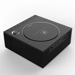 Bande multicanal FM AM SW Bluetooth lecteur de musique couleur téléphone charge avec lumière d'ambiance Snooze alarme haut-parleur.