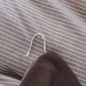 Ropa de cama encantadora, colcha de algodón de lavado de color liso, funda de almohada, Juego de 4 piezas, <span class=keywords><strong>2021</strong></span> - Product Image 5