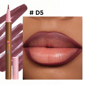 Crayon Teintant <span class=keywords><strong>Lèvres</strong></span> Waterproof Longue Tenue Non Transférable <span class=keywords><strong>à</strong></span> Pointe <span class=keywords><strong>Feutre</strong></span> Vegan Marque Privée - Product Image 4