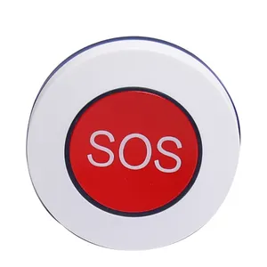 Dispositivo di chiamata per la casa di allarme per il pulsante di emergenza senza fili di allarme medico SOS interruttore adesivo per gli anziani 433 codice di apprendimento di frequenza