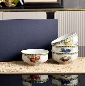 Ceramic Dinnerware <b>Sets</b> Modern Luxury Durable Sustainable White Stocked Plates Bowls Cups Saucers Oven <b>Microwave</b> Dishwasher Safe - Product Image 2