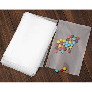 Bolsas de celofán transparentes 4x10, 100 unidades con cierres de alambre para regalo, panadería, embalaje de galletas, bolsa desechable de plástico polipropileno OPP - Product Image 2