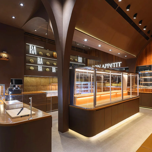 Design Personalizzabile per Interni di Pasticcerie, Vetrina in Vetro per Dessert su Misura, Personalizzazione e Decorazione per Negozi di Dolci - Product Image 3