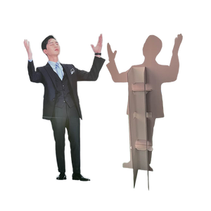 Cutout dấu hiệu Bảng hiển thị tùy chỉnh in ấn, Chất lượng cao UV in ấn <span class=keywords><strong>PVC</strong></span> bọt Hội Đồng Quản trị Chân Dung chết cắt dấu hiệu cho hiển thị - Product Image 1