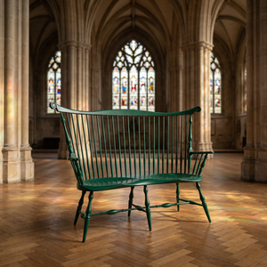 Ghế phòng khách phong cách Bắc Âu cổ điển châu Âu làm từ gỗ nguyên khối cao cấp |   Nội thất gia đình cho phòng khách & biệt thự - Product Image 2