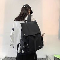 Sac à dos de voyage décontracté grande capacité 2025 en Oxford, imperméable, avec fermeture éclair en PU, style polyvalent unisexe, pour ordinateur portable