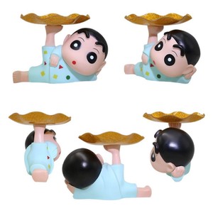 Crayon Shin Chan – plateau de rangement pour clés, en plastique, dessin animé, décoration de bureau, cadeau pour la décoration de l'entrée de la maison - Product Image 4