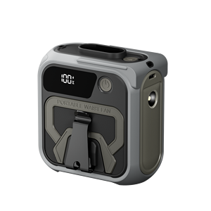 Handsfree Wearable Waist <b>Fan</b> Remote Control Low Noise 5-Speed USB Rechargeable for Hiking Camping Fishing Travel Car Household - Product Image 2