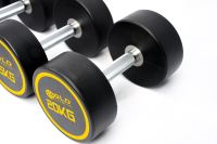 Dumbbell BLD Adjustable CPU+Steel Core - Pegangan Knurled Anti-Selip Berlapis Karet Plastik, Tahan Lama, Ringan untuk Latihan Kekuatan di Rumah
