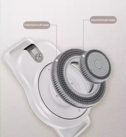 Brosse électrique pour le corps, pour le dos et la douche, brosse de bain, brosse de dos imperméable pour la douche