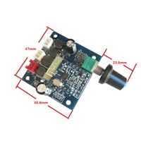Module d'amplificateur numérique de classe D 2.0 canaux 10W+10W avec récepteur Bluetooth 5.0