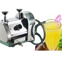 Presse à jus de canne à sucre automatique commerciale en acier inoxydable avec séparateur de pulpe, pour l'industrie alimentaire