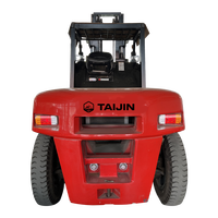 Chariot élévateur diesel lourd TAIJIN 10 tonnes CPCD100 pour conteneurs avec moteur Quanchai, prix usine