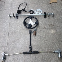 Kart à pédales tout-terrain gonflable avant et arrière 200cc 4 temps, moteur à arbre, piste à essence à vendre sans pare-chocs