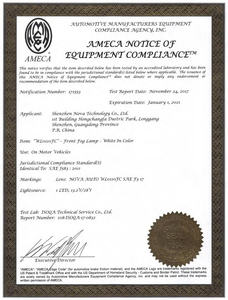 ไฟตัดหมอก LED SAE ขนาด 3 นิ้ว 20 วัตต์ ได้รับการรับรองมาตรฐาน SAE J583 สำหรับใช้งานบนท้องถนน สีขาวหรือสีเหลือง - Product Image 3
