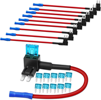 Porte-fusible de voiture, adaptateur de circuit supplémentaire, adaptateur de fusible TAP 12V 24V 32V, mini lame ATO ATC ATM APM, porte-fusible pour voitures, camions, bateaux