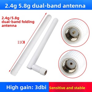 2.4G 5G 5.8G ăng ten băng tần kép wifi cho Ăng-ten Bluetooth với bên ngoài <span class=keywords><strong>Zigbee</strong></span> cho Phân cực Dọc <span class=keywords><strong>SMA</strong></span> - Product Image 6