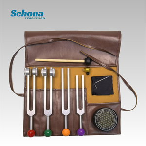 Sets de diapasons de guérison des chakras Solfeggio sacrés avec sac – Outils de thérapie sonore, de vibration et de musique pour le yoga - Product Image 1