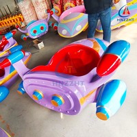 Avion à contrôle automatique en acier Simulateur extérieur en fibre de verre pour parcs d'attractions