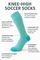 Chaussettes de football personnalisables pour enfants, antidérapantes, pour terrains synthétiques, entraînements d'académie de printemps, tricotées sur le dessous, personnalisables
